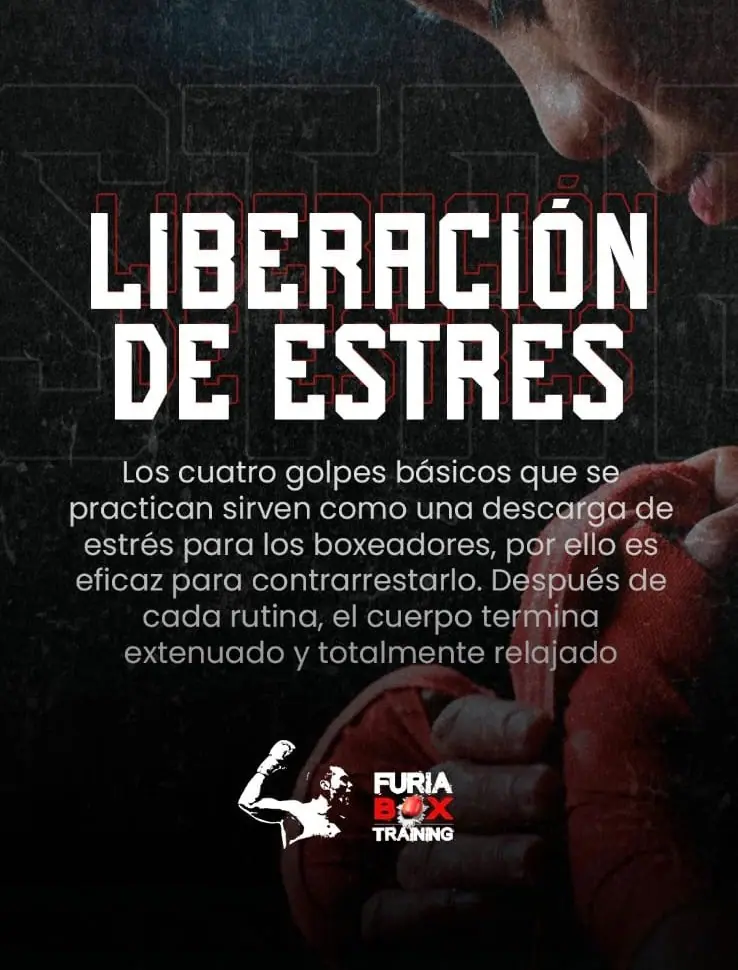 Liberación de estrés con boxeo recreativo